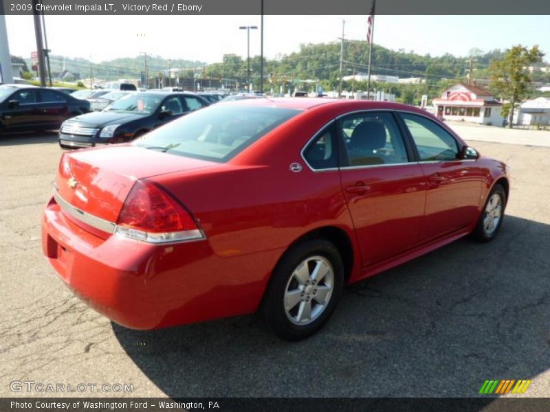 Victory Red / Ebony 2009 Chevrolet Impala LT