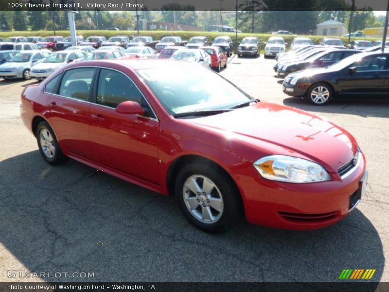 Victory Red / Ebony 2009 Chevrolet Impala LT