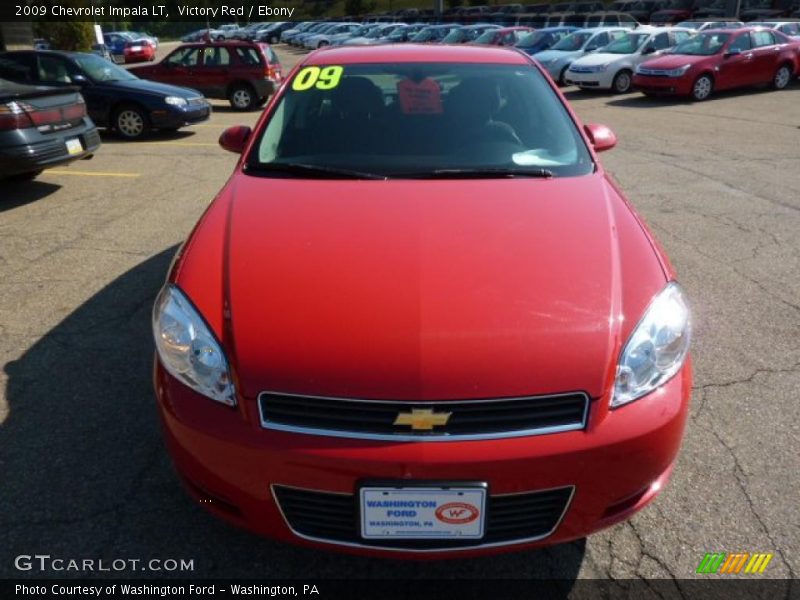 Victory Red / Ebony 2009 Chevrolet Impala LT