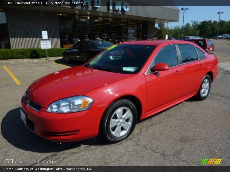 Victory Red / Ebony 2009 Chevrolet Impala LT