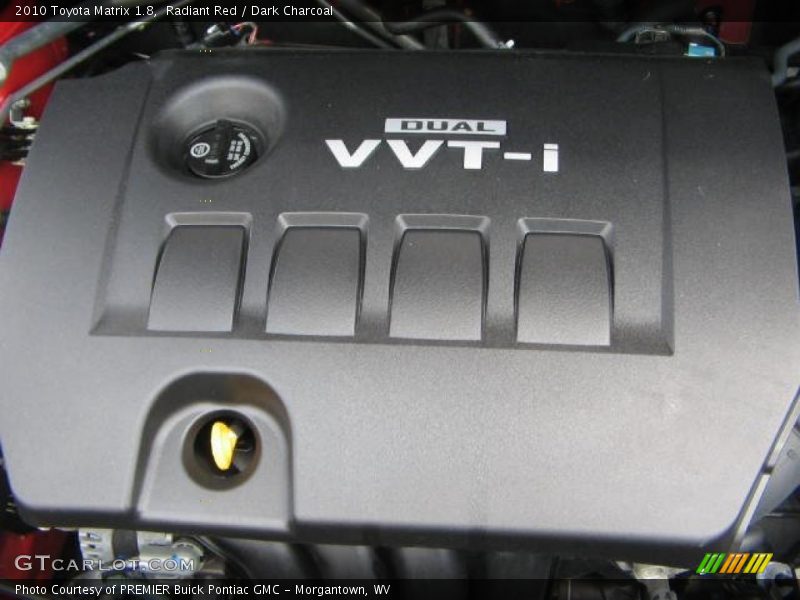Radiant Red / Dark Charcoal 2010 Toyota Matrix 1.8