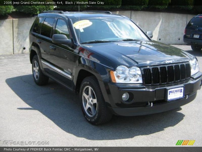 Black / Medium Slate Gray 2006 Jeep Grand Cherokee Laredo 4x4