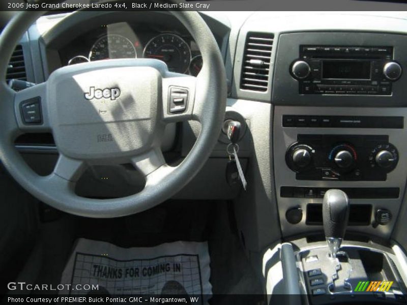 Black / Medium Slate Gray 2006 Jeep Grand Cherokee Laredo 4x4