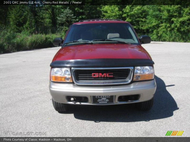 Cherry Red Metallic / Pewter 2001 GMC Jimmy SLE 4x4