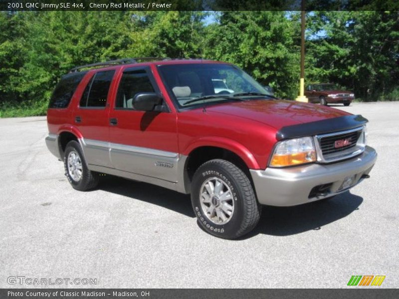 Cherry Red Metallic / Pewter 2001 GMC Jimmy SLE 4x4