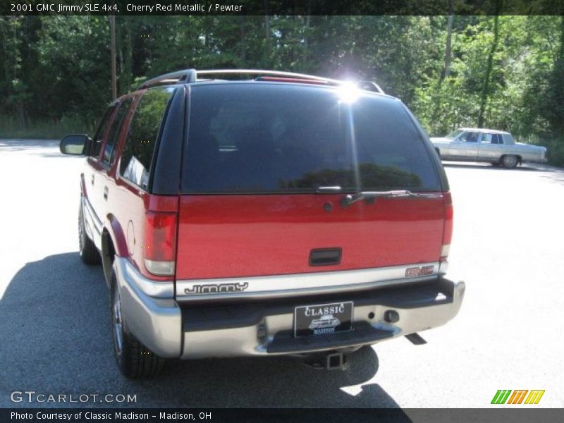 Cherry Red Metallic / Pewter 2001 GMC Jimmy SLE 4x4