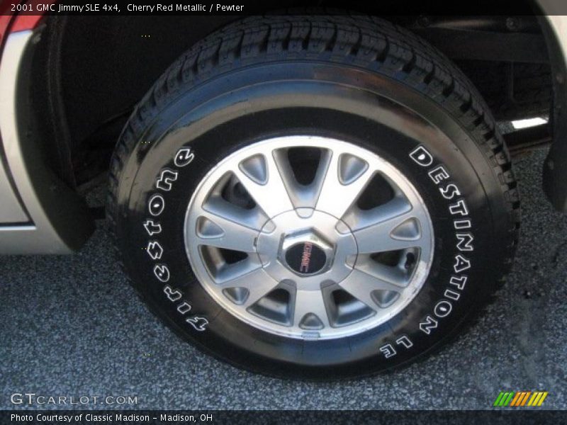 Cherry Red Metallic / Pewter 2001 GMC Jimmy SLE 4x4