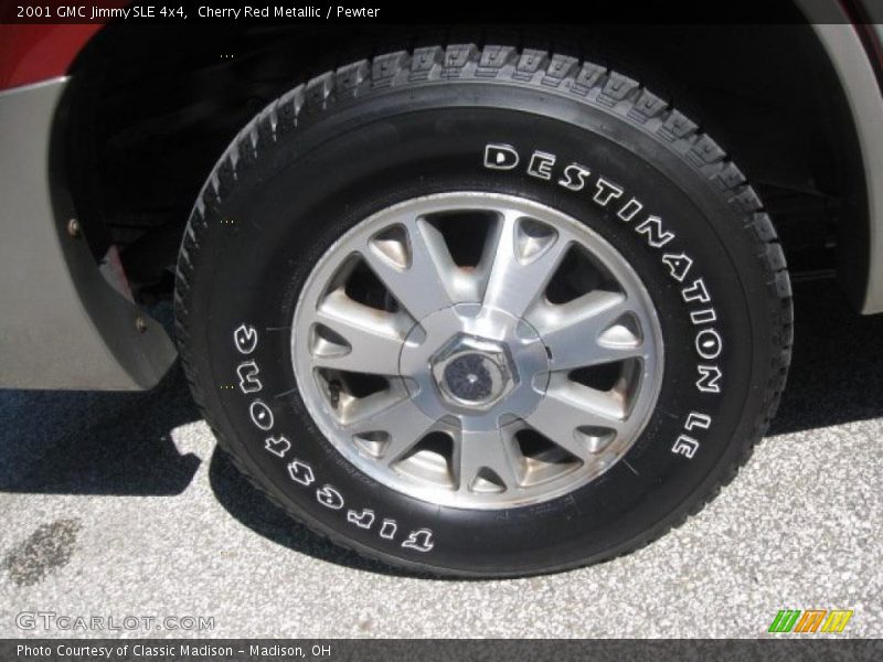 Cherry Red Metallic / Pewter 2001 GMC Jimmy SLE 4x4