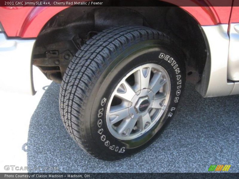 Cherry Red Metallic / Pewter 2001 GMC Jimmy SLE 4x4
