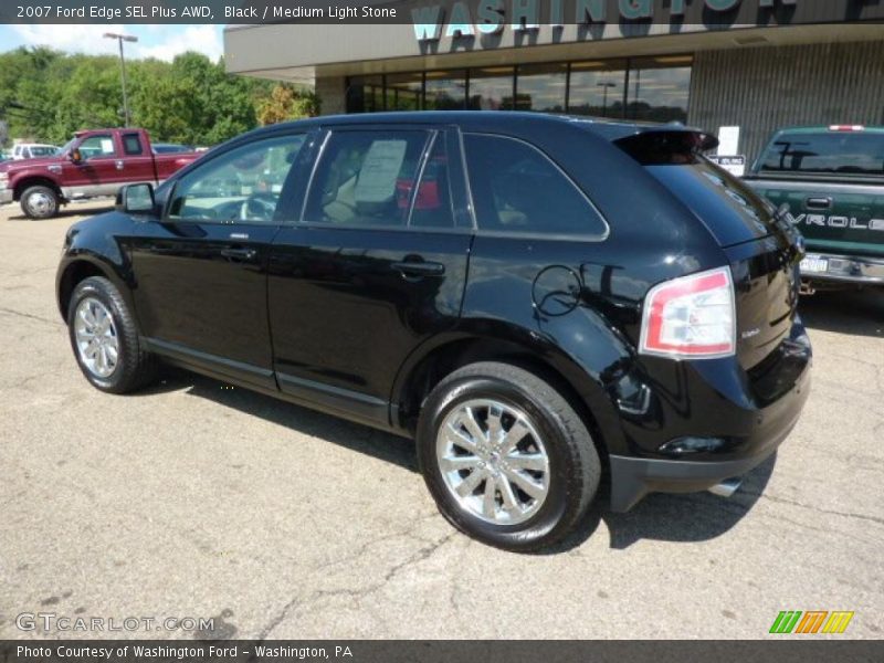 Black / Medium Light Stone 2007 Ford Edge SEL Plus AWD