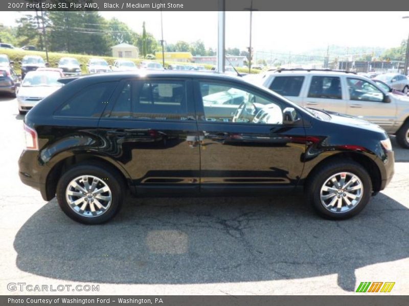 Black / Medium Light Stone 2007 Ford Edge SEL Plus AWD