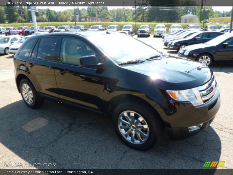 Black / Medium Light Stone 2007 Ford Edge SEL Plus AWD