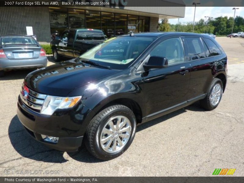 Black / Medium Light Stone 2007 Ford Edge SEL Plus AWD