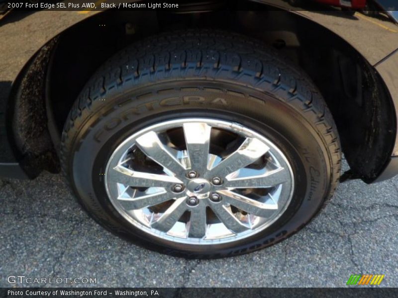 Black / Medium Light Stone 2007 Ford Edge SEL Plus AWD