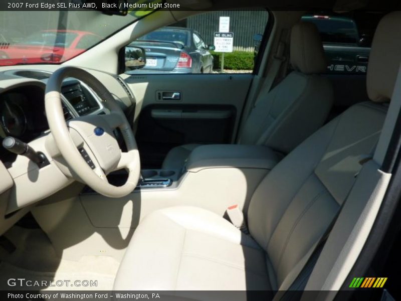 Black / Medium Light Stone 2007 Ford Edge SEL Plus AWD