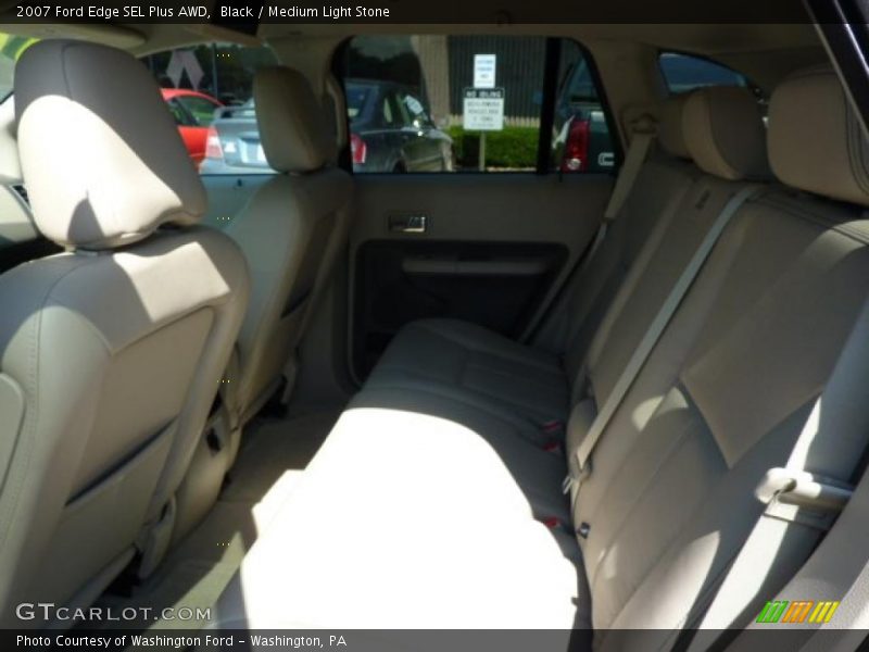 Black / Medium Light Stone 2007 Ford Edge SEL Plus AWD