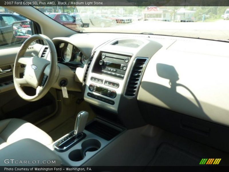 Black / Medium Light Stone 2007 Ford Edge SEL Plus AWD