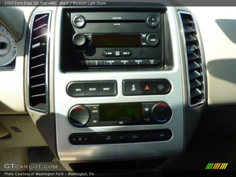 Black / Medium Light Stone 2007 Ford Edge SEL Plus AWD