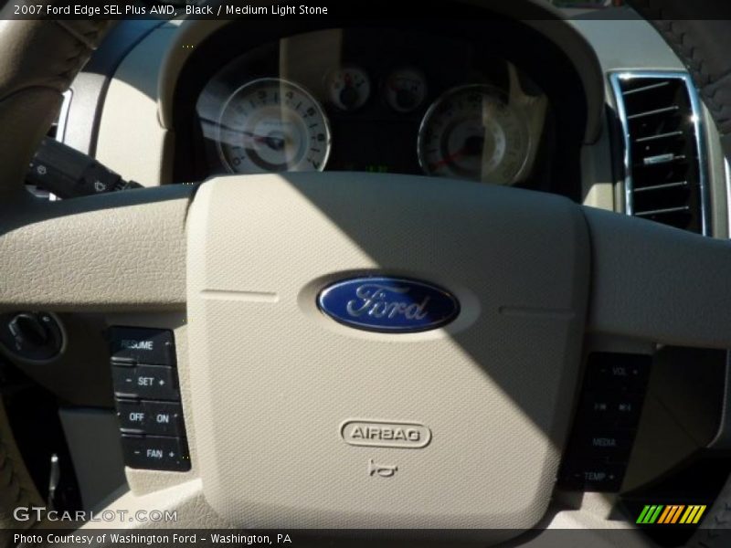 Black / Medium Light Stone 2007 Ford Edge SEL Plus AWD