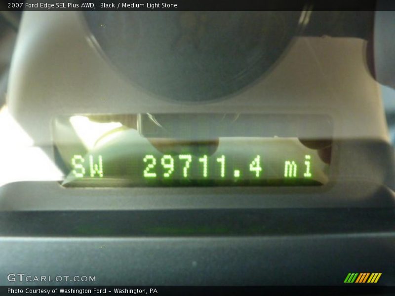 Black / Medium Light Stone 2007 Ford Edge SEL Plus AWD