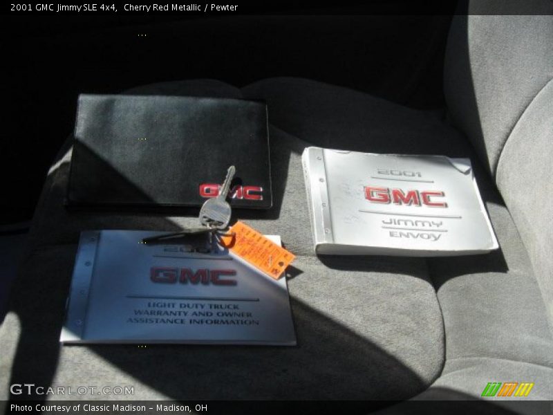 Cherry Red Metallic / Pewter 2001 GMC Jimmy SLE 4x4