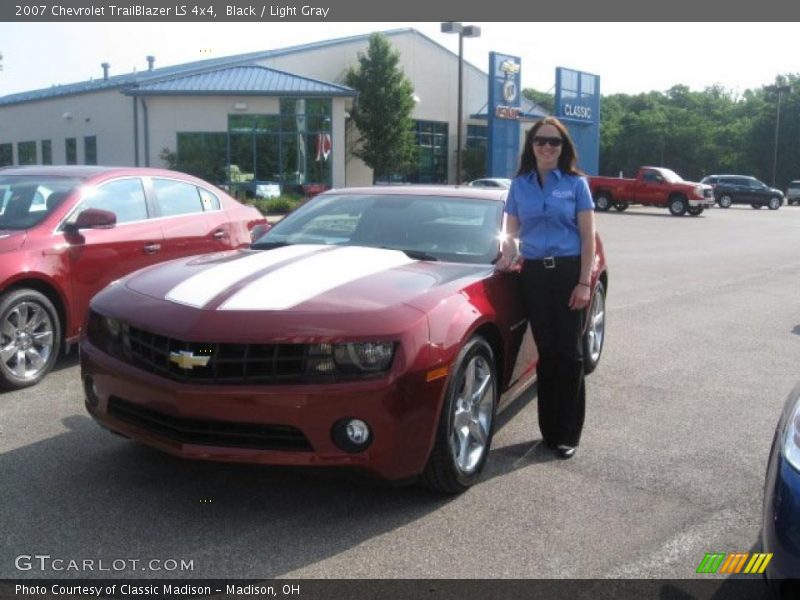 Black / Light Gray 2007 Chevrolet TrailBlazer LS 4x4