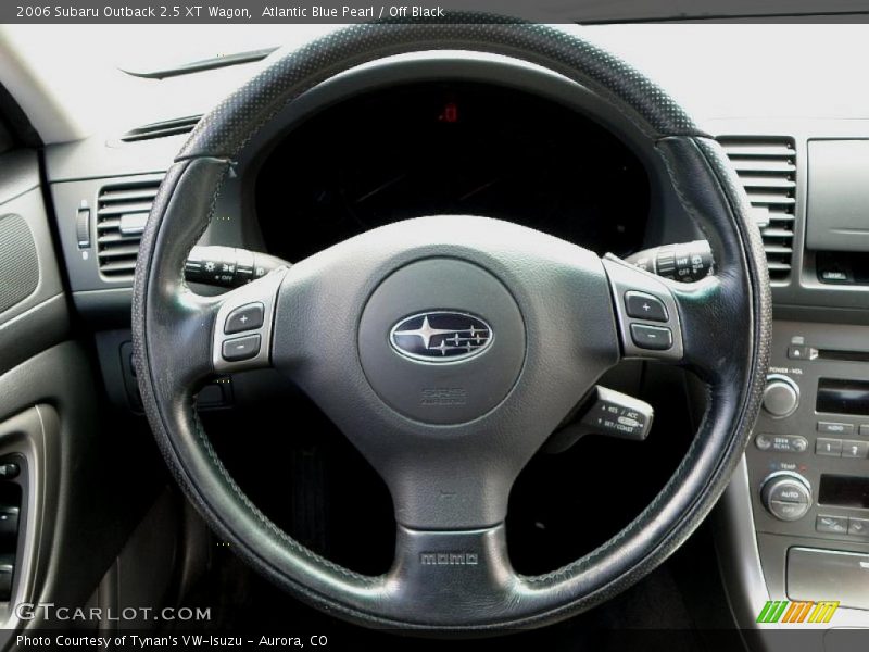 Atlantic Blue Pearl / Off Black 2006 Subaru Outback 2.5 XT Wagon
