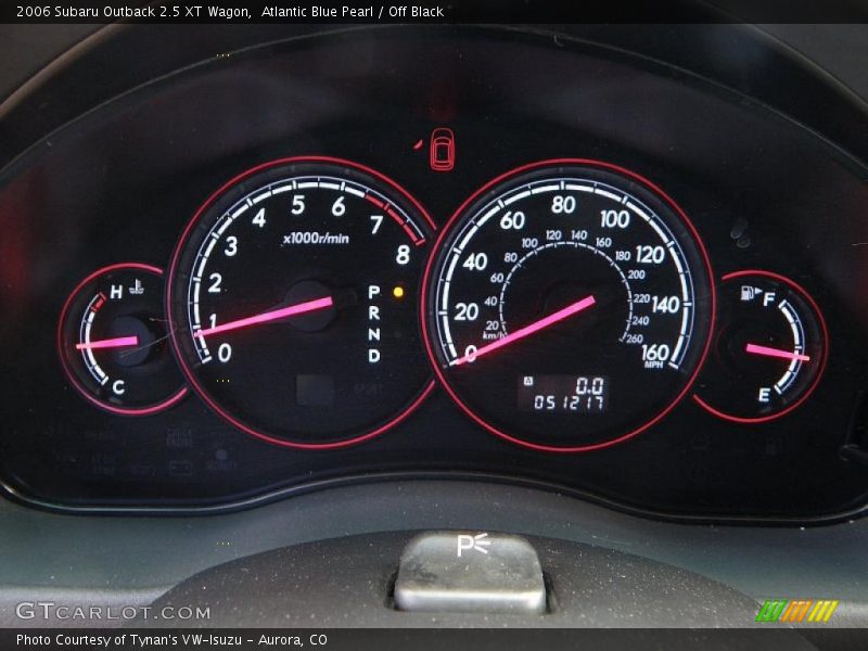 Atlantic Blue Pearl / Off Black 2006 Subaru Outback 2.5 XT Wagon
