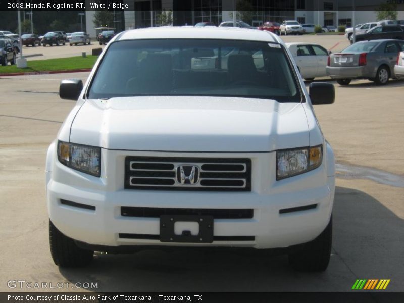 White / Beige 2008 Honda Ridgeline RT