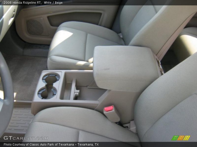 White / Beige 2008 Honda Ridgeline RT
