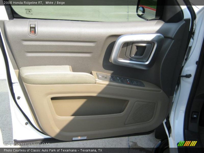 White / Beige 2008 Honda Ridgeline RT