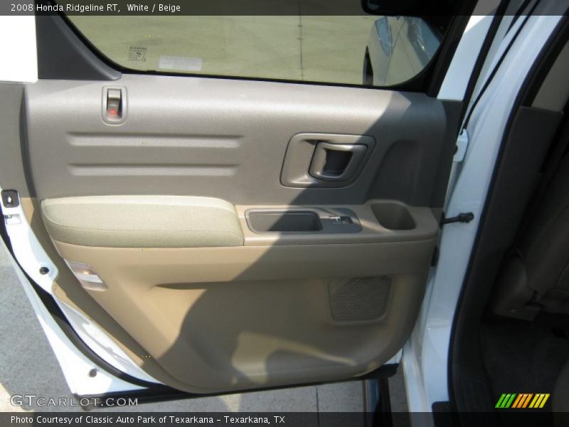 White / Beige 2008 Honda Ridgeline RT