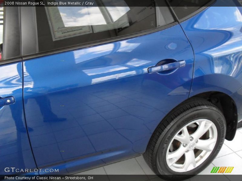 Indigo Blue Metallic / Gray 2008 Nissan Rogue SL