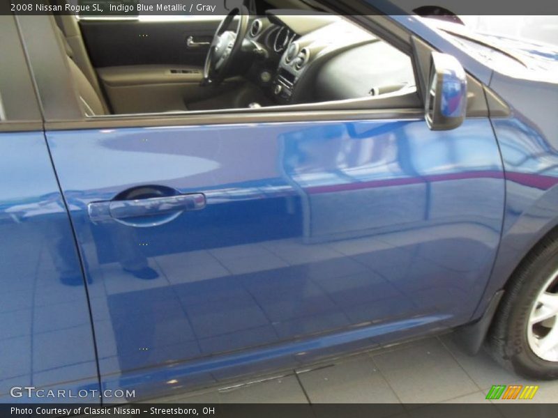 Indigo Blue Metallic / Gray 2008 Nissan Rogue SL