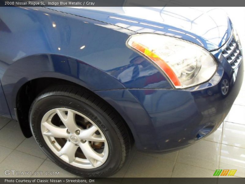 Indigo Blue Metallic / Gray 2008 Nissan Rogue SL