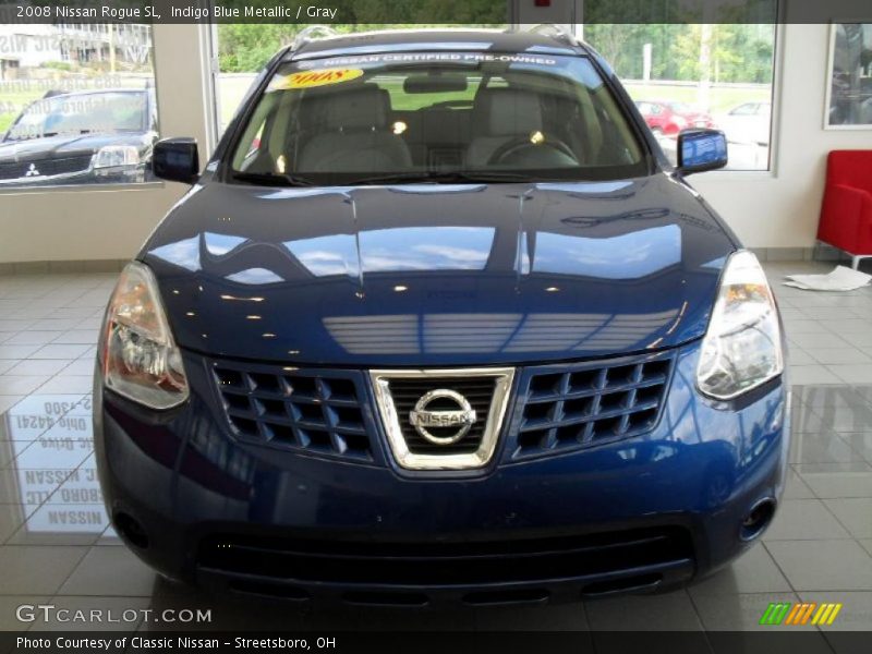 Indigo Blue Metallic / Gray 2008 Nissan Rogue SL