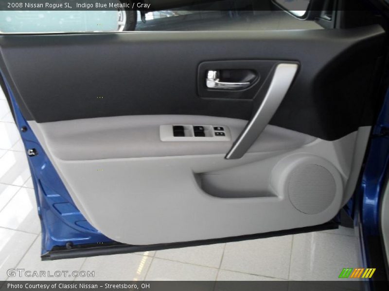 Indigo Blue Metallic / Gray 2008 Nissan Rogue SL