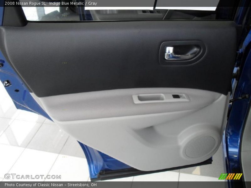 Indigo Blue Metallic / Gray 2008 Nissan Rogue SL