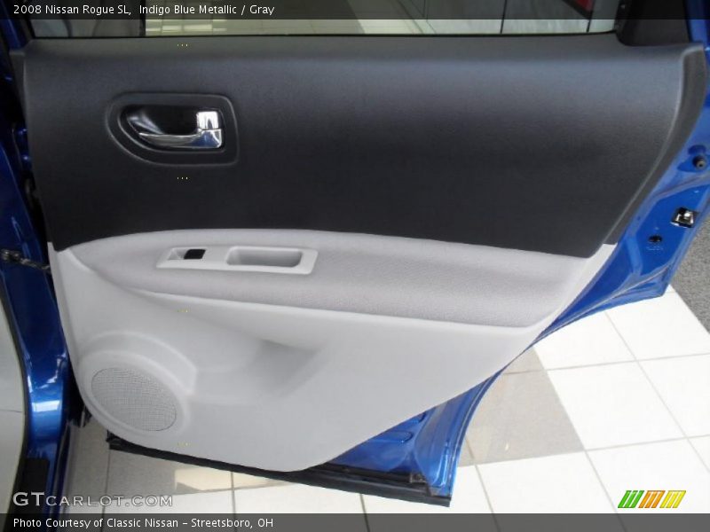 Indigo Blue Metallic / Gray 2008 Nissan Rogue SL