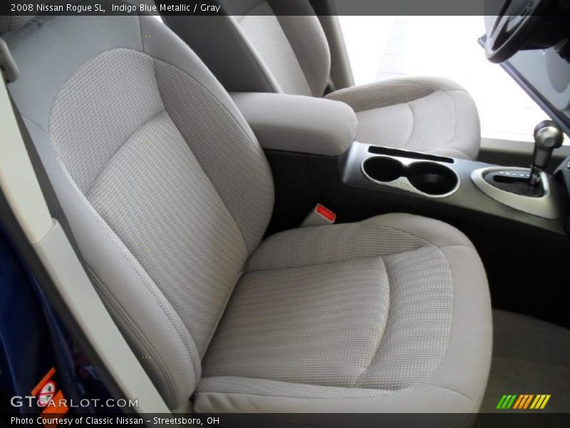 Indigo Blue Metallic / Gray 2008 Nissan Rogue SL