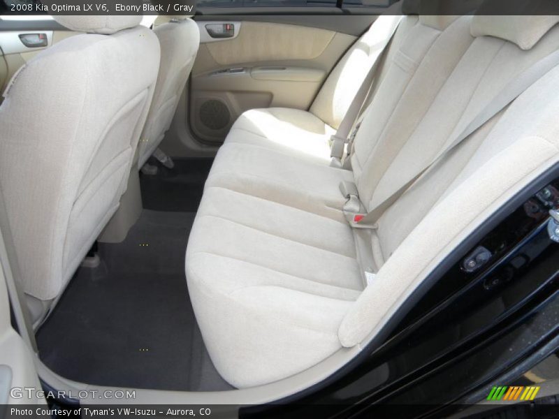Ebony Black / Gray 2008 Kia Optima LX V6