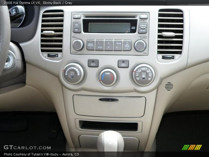 Ebony Black / Gray 2008 Kia Optima LX V6