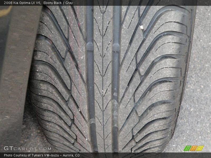 Ebony Black / Gray 2008 Kia Optima LX V6