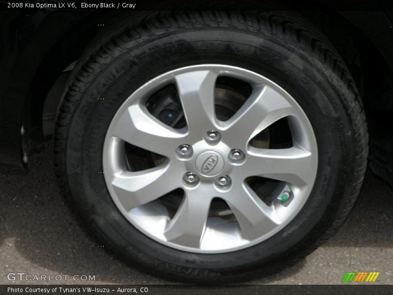 Ebony Black / Gray 2008 Kia Optima LX V6
