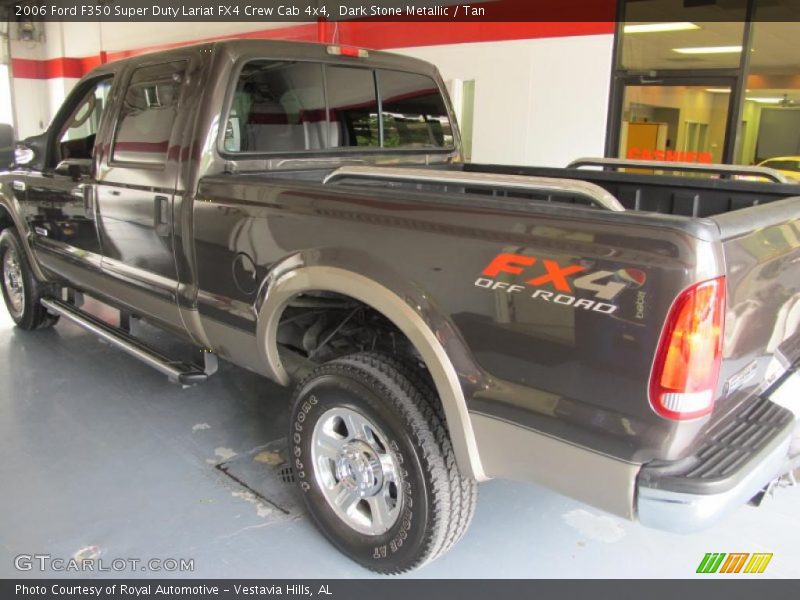 Dark Stone Metallic / Tan 2006 Ford F350 Super Duty Lariat FX4 Crew Cab 4x4