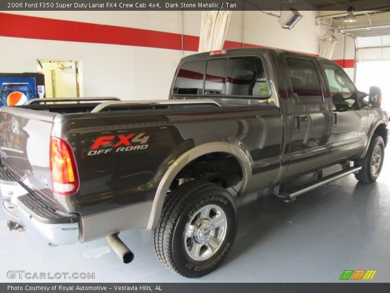 Dark Stone Metallic / Tan 2006 Ford F350 Super Duty Lariat FX4 Crew Cab 4x4