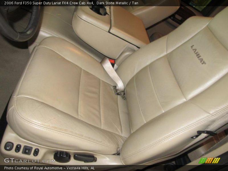 Dark Stone Metallic / Tan 2006 Ford F350 Super Duty Lariat FX4 Crew Cab 4x4