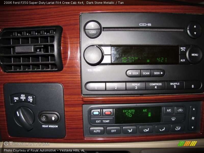 Dark Stone Metallic / Tan 2006 Ford F350 Super Duty Lariat FX4 Crew Cab 4x4