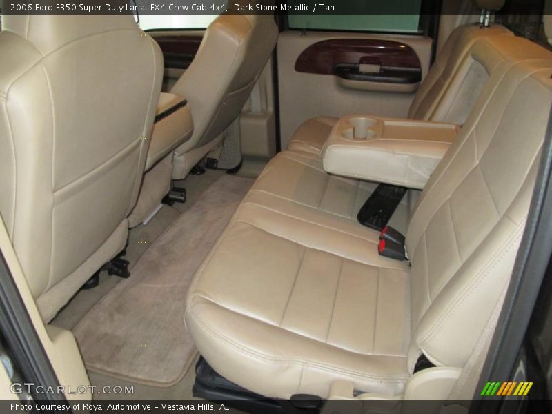 Dark Stone Metallic / Tan 2006 Ford F350 Super Duty Lariat FX4 Crew Cab 4x4