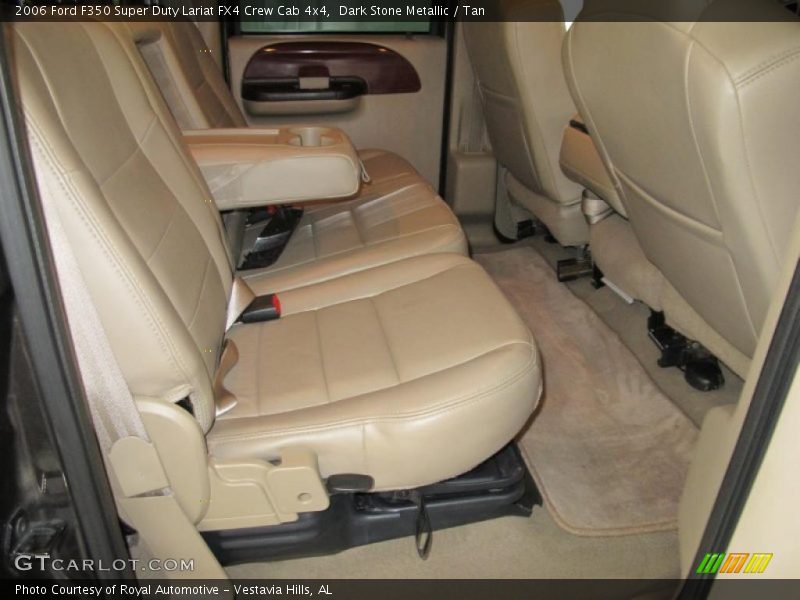 Dark Stone Metallic / Tan 2006 Ford F350 Super Duty Lariat FX4 Crew Cab 4x4